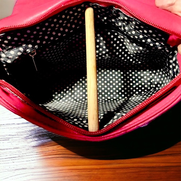 Pink Quilted Butterfly Fashion Purse By Purple And Lilac NWT! - Picture 4 of 5